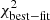 $ \chi^2_{\rm best-fit} $
