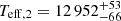 $ T_{\mathrm{eff,2}} = 12\,952^{+53}_{-66} $