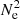 $ N_{\mathrm{e}}^2 $
