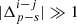 $ |\Delta^{i-j}_{p-s}|\gg 1 $