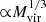 $ {\propto} M_{\mathrm{vir}}^{1/3} $