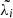 $ \tilde{\lambda_{i}} $