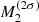 $ M_2^{(2\sigma)} $