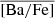$ \overline{\mathrm{[Ba/Fe]}} $