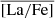 $ \overline{\mathrm{[La/Fe]}} $