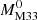$ M_{\rm M33}^0 $