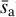 ${\bar s_{\rm{a}}}$
