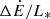 $ \Delta \dot{E}/L_* $