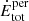 $ \dot{E}_{\mathrm{tot}}^{\mathrm{per}} $