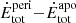 $ \dot{E}_{\mathrm{tot}}^{\mathrm{peri}}{-}\dot{E}_{\mathrm{tot}}^{\mathrm{apo}} $