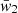 $ \bar{\mathit{w}}_2 $