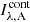 $ I^{\mathrm{cont}}_{\mathrm{\lambda,A}} $