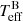 $ T_{\mathrm{eff}}^{\mathrm{B}} $