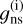 $g_{{\rm{ns}}}^{({\rm{i}})}$
