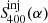 $ {S\!}_{400}^{\mathrm{inj}}(\alpha) $
