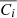 $ \overline{C_i} $