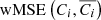 $ \mathrm{wMSE}\left({C}_i, \overline{{C}_i}\right) $