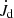 $ \dot J_{\mathrm{d}} $