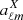 $ a_{\ell m}^X $