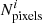 $ N_{\rm pixels}^i $