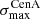 $ \sigma_{\max}^{\mathrm{CenA}} $
