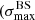 $ (\sigma_{\mathrm{max}}^{\mathrm{BS}} $