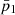 $ \bar{p}_1 $