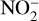 $\[\mathrm{NO}_2^{-}\]$