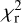 $\chi _{\rm{r}}^2$