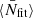 $ \langle \bar{N}_{\mathrm{fit}} \rangle $