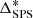 $ \Delta_{\mathrm{SPS}}^{*} $