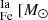 $ ^{\mathrm{Ia}}_{\mathrm{Fe}} \ [{M}_{\odot} $