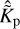 $\[\hat{\tilde{K}}_{\mathrm{p}}\]$