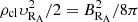 $ \rho_{\mathrm{cl}}\upsilon_\mathrm{R_{A}}^{2}/2 = B_\mathrm{R_{\mathrm{A}}}^2/8\pi $
