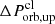 $ \Delta P_{\mathrm{orb,up}}^{\mathrm{cl}} $