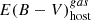 $ E(B-V)_{\mathrm{host}}^{gas} $