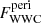 $ F_{\mathrm{WWC}}^{\mathrm{peri}} $