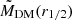 $ \tilde{M}_{\mathrm{DM}}(r_{\mathrm{1/2}}) $