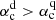 $ \alpha_{\mathrm{c}}^{\mathrm{d}} > \alpha_{\mathrm{c}}^{\mathrm{q}} $