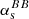 $ \alpha_{\mathrm{s}}^{BB} $