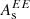 $ A_{\mathrm{s}}^{EE} $