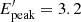 $ E_{\rm peak}^\prime=3.2 $
