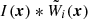 $ {I}({\boldsymbol{x}}) * \tilde{W}_i ({\boldsymbol{x}}) $