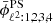 $ \bar{\phi}_{\ell^2:1,2,3,4}^{\mathrm{PS}} $