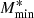 $ M^*_{\rm min} $