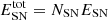 $ E^{\mathrm{tot}}_{\mathrm{SN}} = N_{\mathrm{SN}} E_{\mathrm{SN}} $