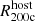 $ R_{\mathrm{200c}}^{\mathrm{host}} $