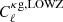 $ C_{\ell}^{\kappa\mathrm{g,LOWZ}} $