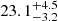 $ 23.1_{-3.2}^{+4.5} $