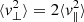 $ \langle v_\perp^2 \rangle = 2 \langle v_\parallel^2\rangle $